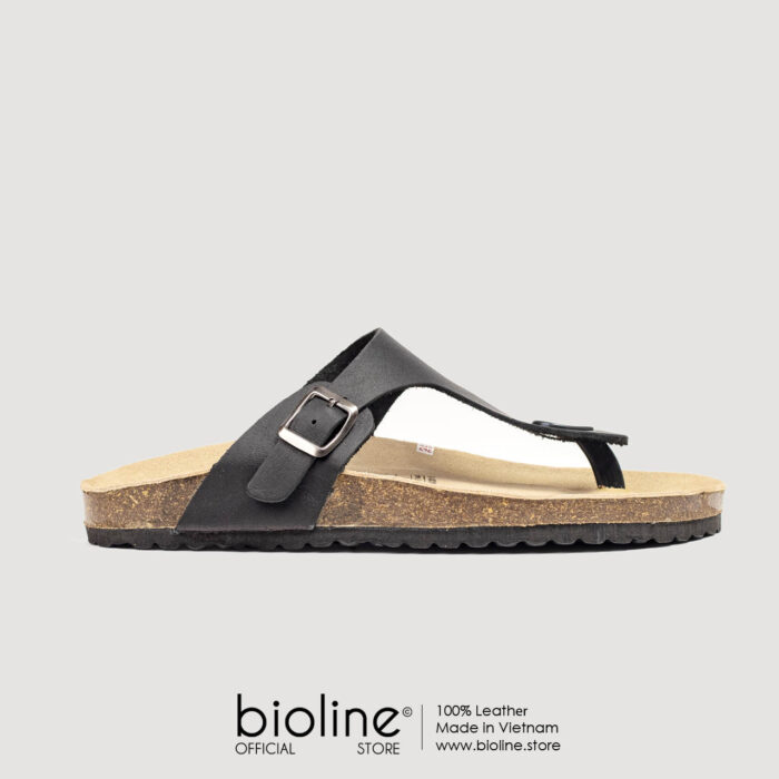 Dép đế trấu da bò xỏ ngón BIRKEN - BIO07