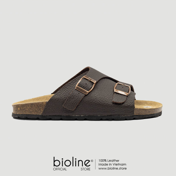 Dép đế trấu da bò BIRKEN - BIO19