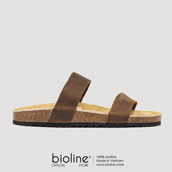 Dép đế trấu da bò BIRKEN - BIO18