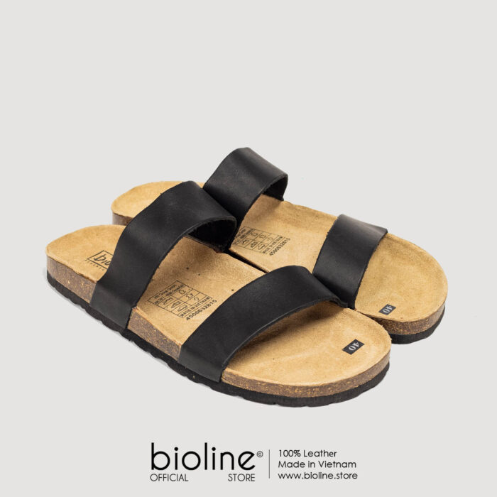 Dép đế trấu da bò BIRKEN - BIO18