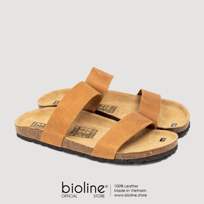 Dép đế trấu da bò BIRKEN - BIO18