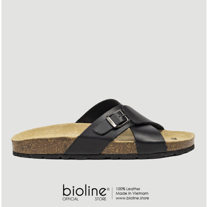 Dép đế trấu da bò BIRKEN - BIO17